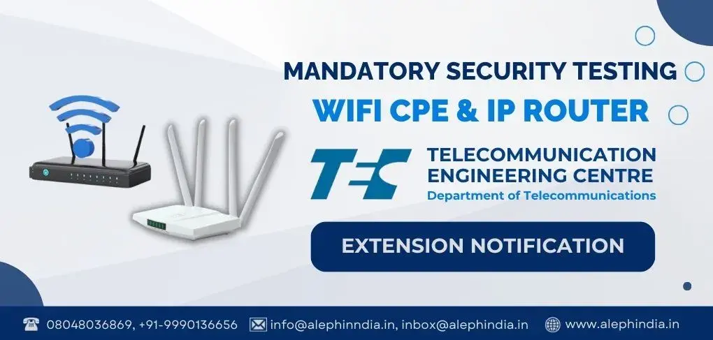 Extension of Mandatory Security Testing for WiFi CPE and IP Router under MTCTE