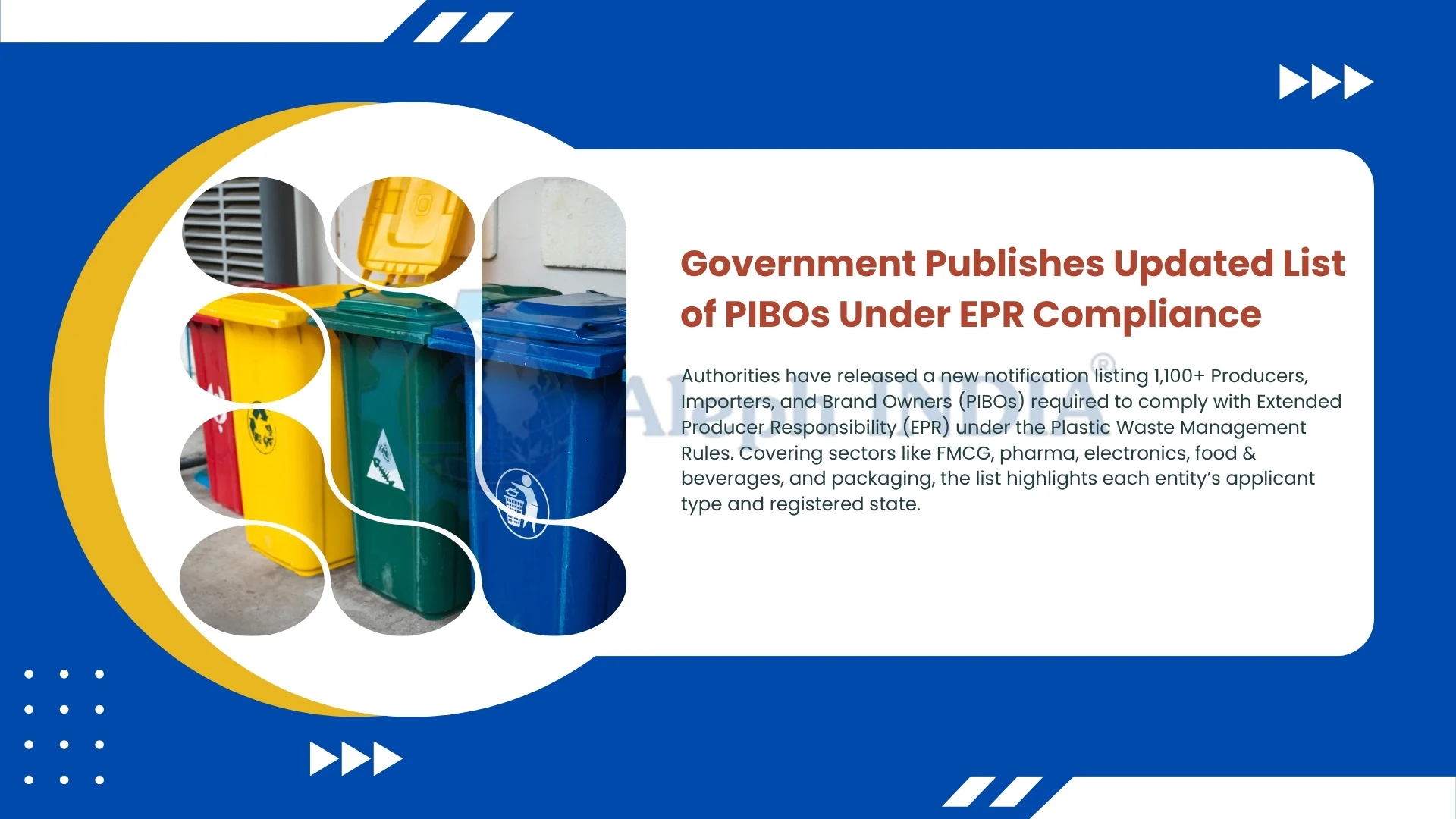Update: List of PIBOs Identified Under Latest EPR Compliance Notification