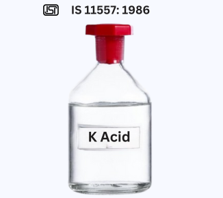 BIS CERTIFICATION for K Acid IS 11557:1986