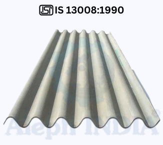 BIS CERTIFICATION FOR SHALLOW CORRUGATED ASBESTOS CEMENT SHEETS IS 13008