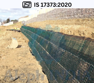 BIS CERTIFICATION FOR GEOGRIDS USED IN REINFORCED SOIL RETAINING STRUCTURES IS 17373