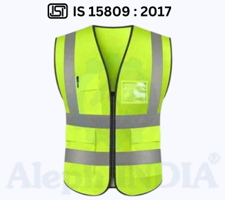 BIS CERTIFICATION FOR HIGH VISIBILITY WARNING CLOTHES IS 15809