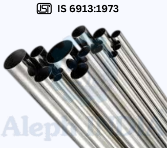 BIS CERTIFICATION FOR STAINLESS STEEL TUBES FOR THE FOOD AND BEVERAGE INDUSTRY IS 6913