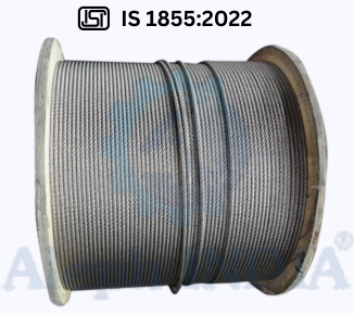 BIS CERTIFICATION FOR STRANDED STEEL WIRE ROPES FOR WINDING AND MAN –RIDING HAULAGES IN MINES IS 1855