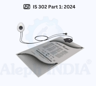 BIS CERTIFICATION for Safety of Household, Commercial and Similar Electrical Appliances for Water-Bed Heaters IS 302 Part 1: 2024