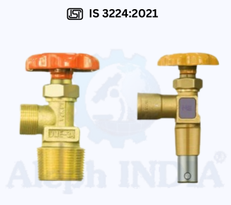 BIS CERTIFICATION FOR VALVE FITTINGS FOR COMPRESSED GAS CYLINDERS EXCLUDING LIQUEFIED PETROLEUM GAS (LPG) CYLINDERS IS 3224