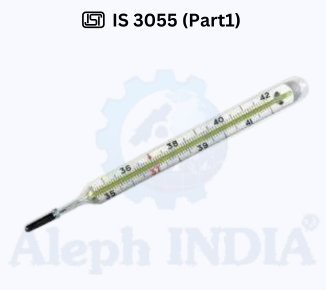 BIS CERTIFICATION FOR CLINICAL THERMOMETERS IS 3055 (Part1)