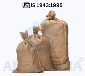 BIS CERTIFICATION FOR A- TWILL JUTE BAG IS 1943