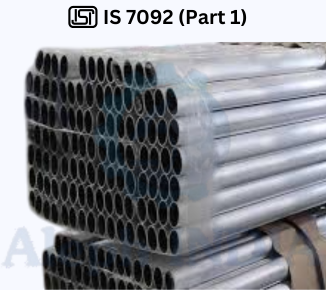 BIS CERTIFICATION FOR ALUMINIUM ALLOY TUBES FOR IRRIGATION PURPOSES -WELDED TUBES IS 7092 (PART 1)