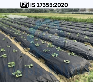 BIS CERTIFICATION FOR PROPYLENE SPUN BONDED NON—WOVEN MULCH MAT FOR AGRICULTURE AND HORTICULTURE APPLICATIONS IS 17355