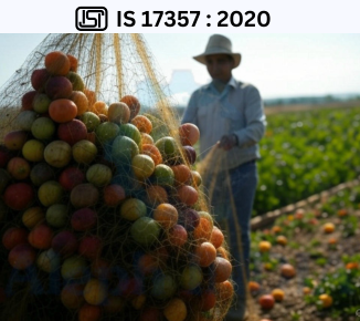 BIS CERTIFICATION FOR HARVEST NETS FOR AGRICULTURE AND HORTICULTURE PURPOSES IS 17357
