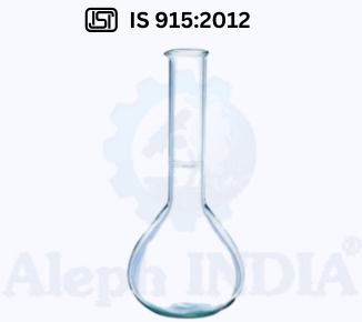 BIS CERTIFICATION FOR LABORATORY GLASSWARE – ONE – MARK VOLUMETRIC FLASKS IS 915