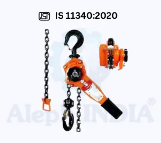BIS CERTIFICATION FOR RATCHET LEVER HOIST IS 11340