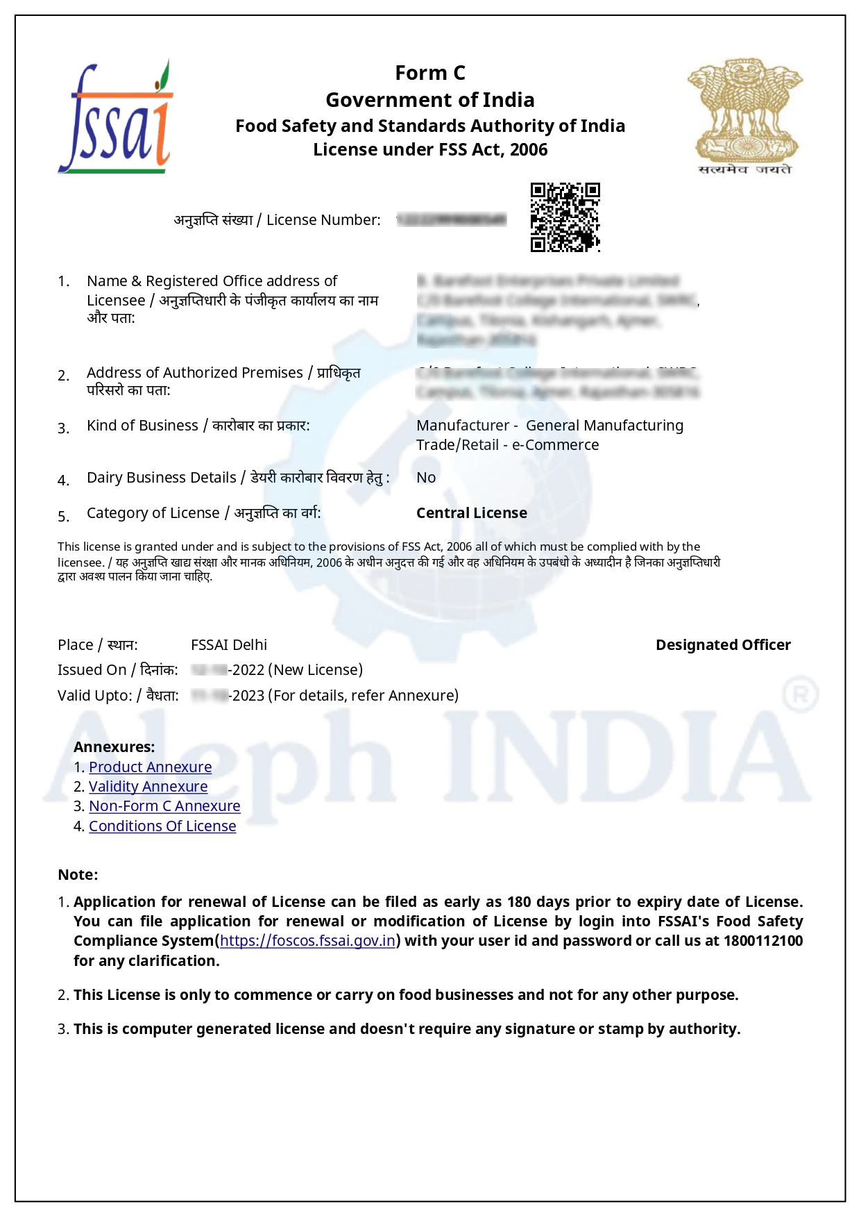 Fssai food license renewal In India by fssaifoodlicense - Issuu