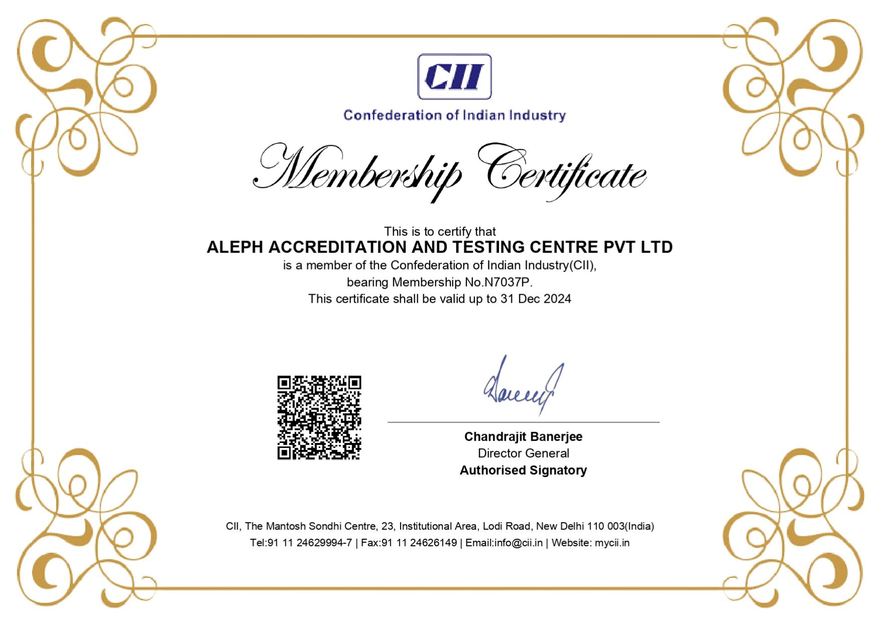 Certificate 3